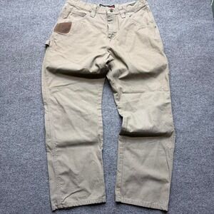 Wrangler Riggs workwear khaki pants size 34x30 men's